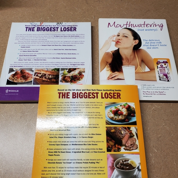 Weight Loss Biggest Loser 3 Cookbooks - Picture 2 of 2
